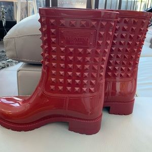 Valentino Red Rainboots